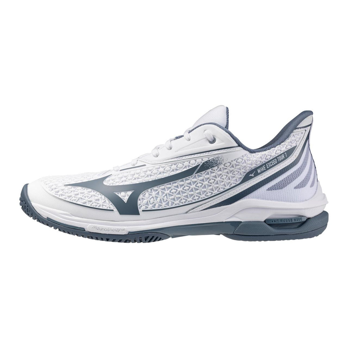 Mizuno Wave Exceed Tour 7 AC Men's Tennis Shoe in White-China Blue - product image