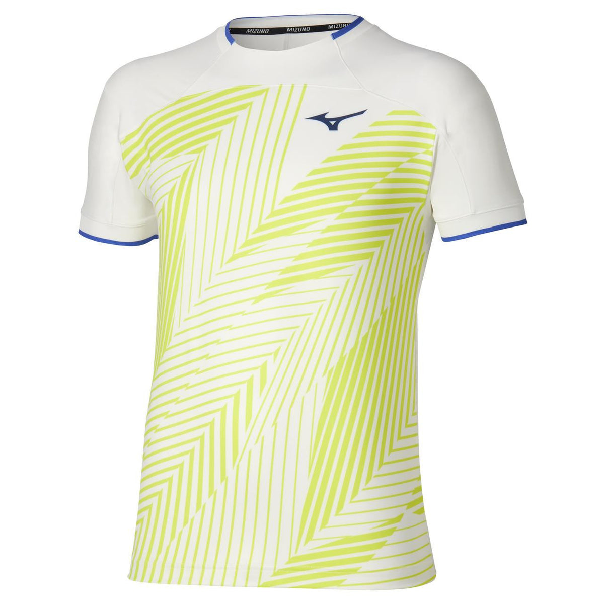 Mizuno Racquet Sports Men's Shadow Graphic Tee in White-Yellow - product image