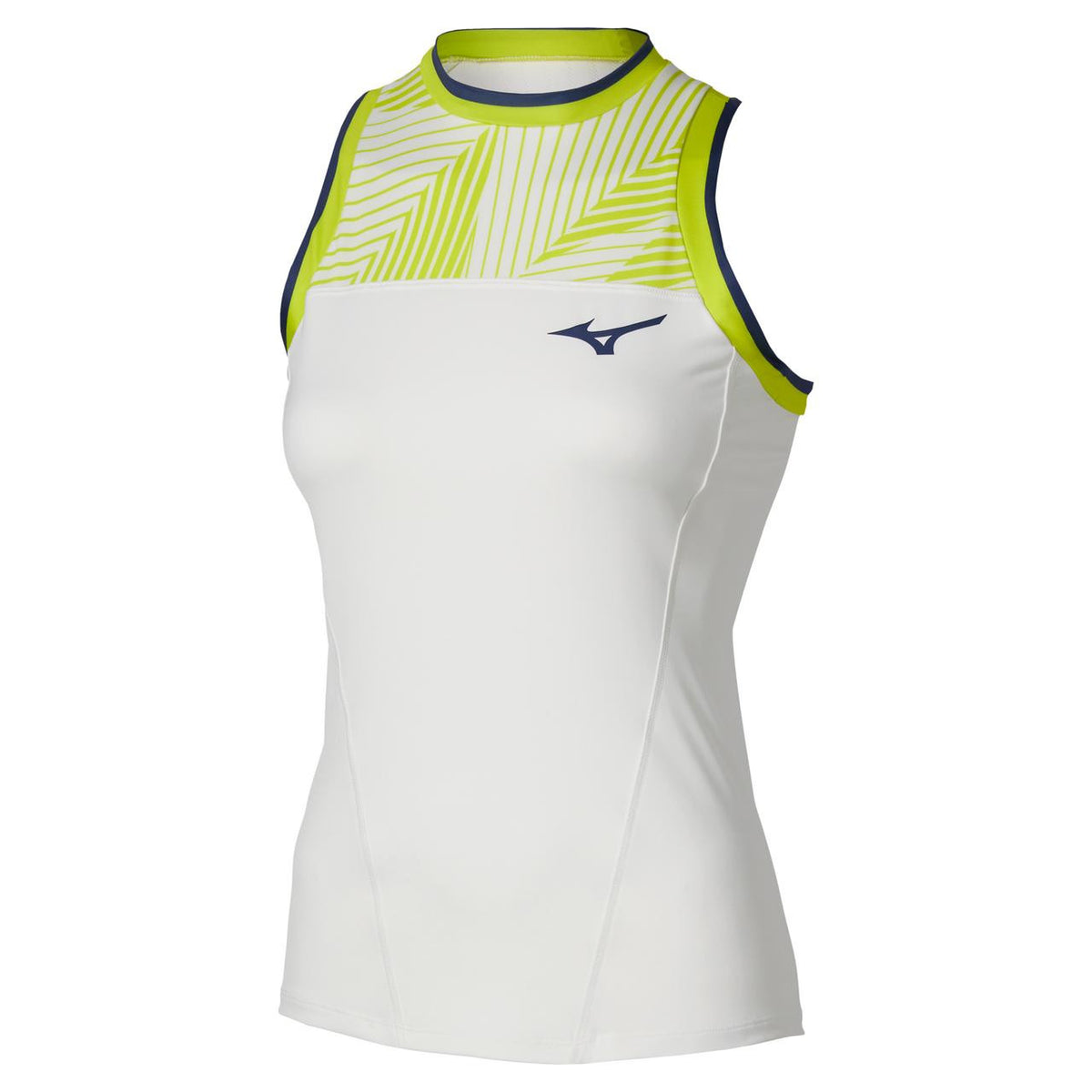 Mizuno Racquet Sports Women's Printed Tank in White-Yellow - product image