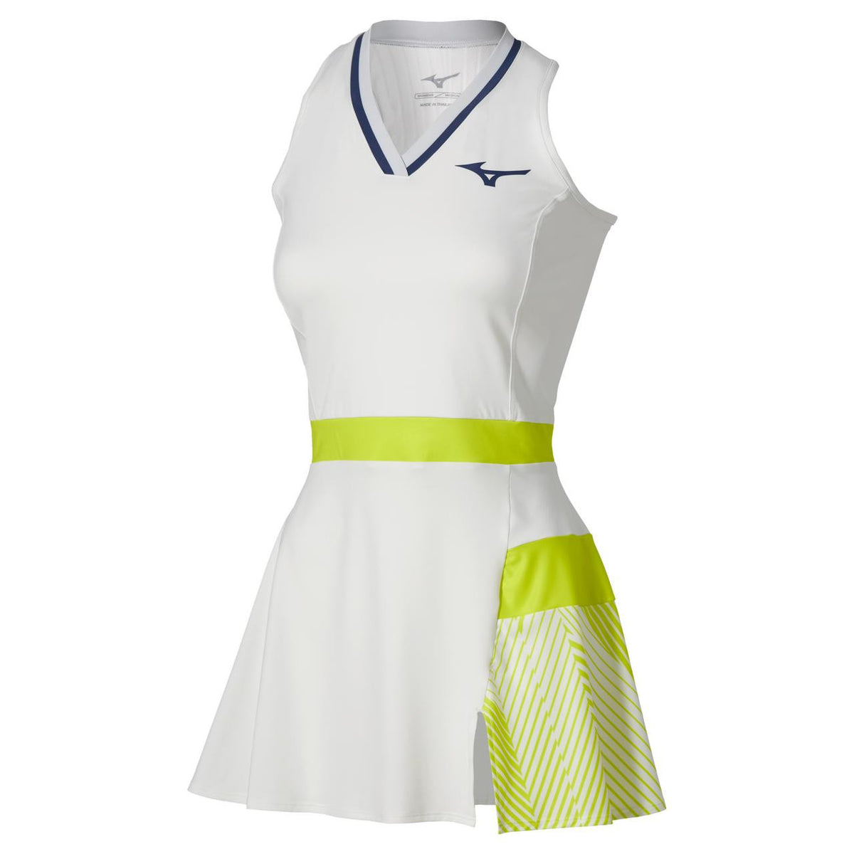 Mizuno Racquet Sports Women's Printed Dress in White-Yellow - product image