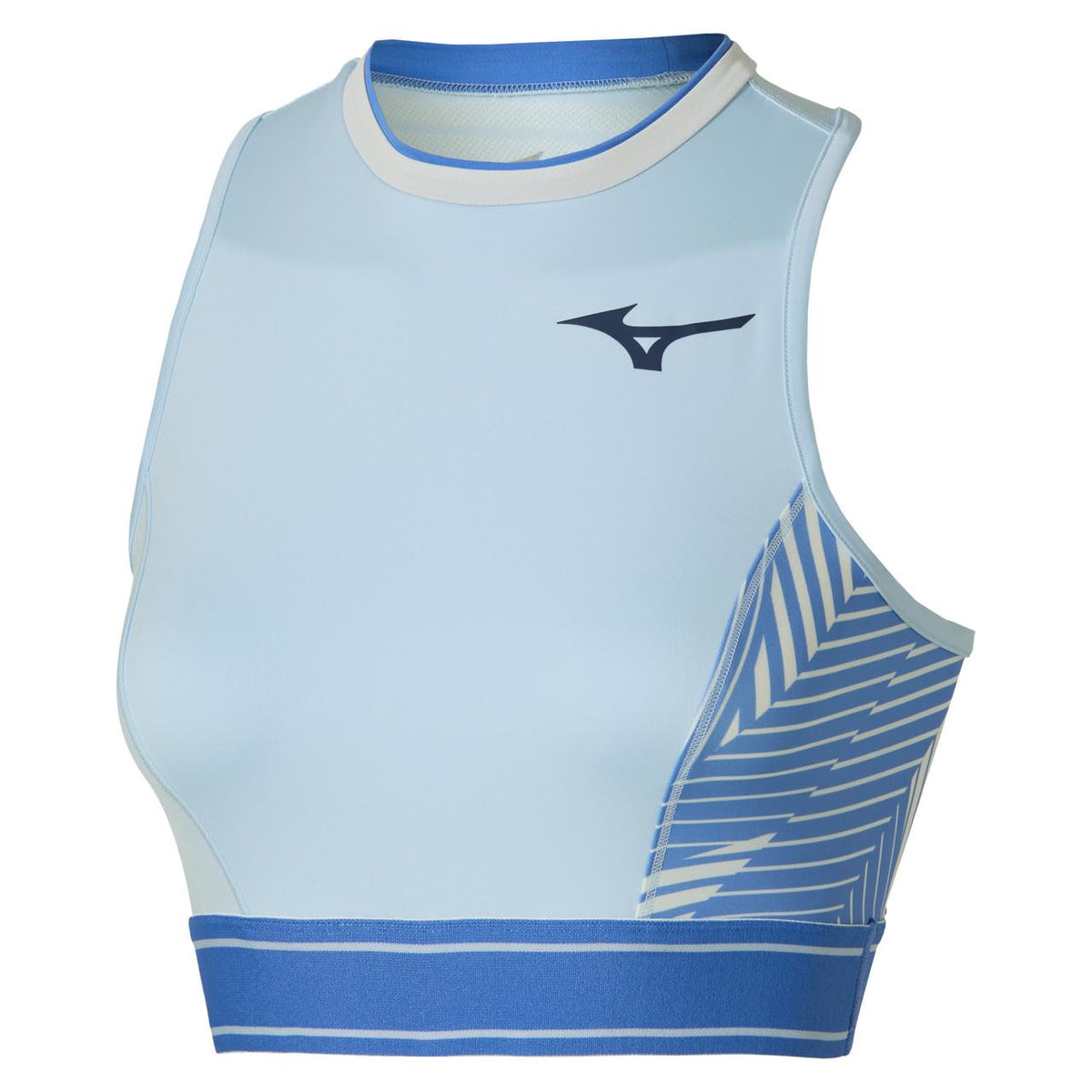 Mizuno Racquet Sports Women's Printed Crop Top in Ice Water - product image