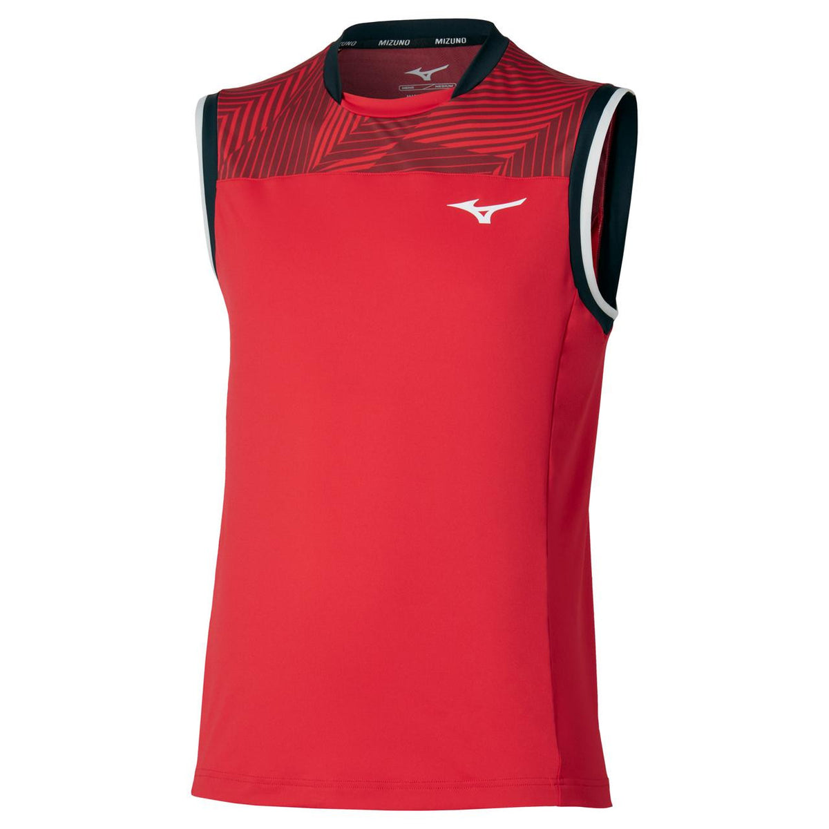 Mizuno Racquet Sports Men's Shadow Sleeveless Tee in Fiery Red - product image