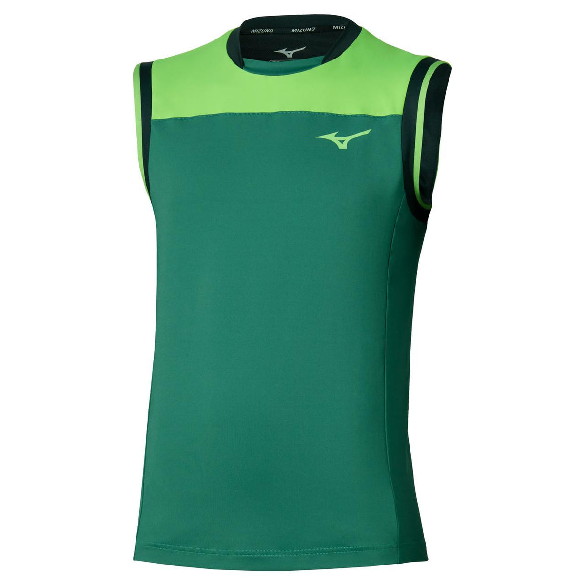 Mizuno Racquet Sports Men's Shadow Sleeveless Tee in Foliage Green - product image