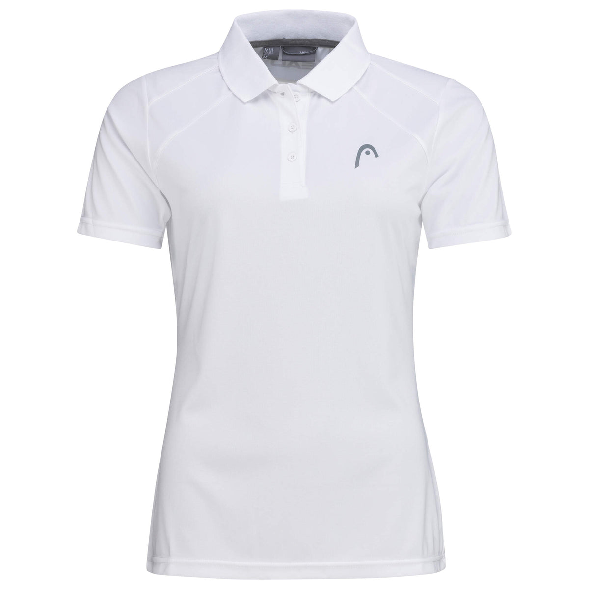 HEAD CLUB 22 Tech Tennis Polo Shirt Womens in White - front view