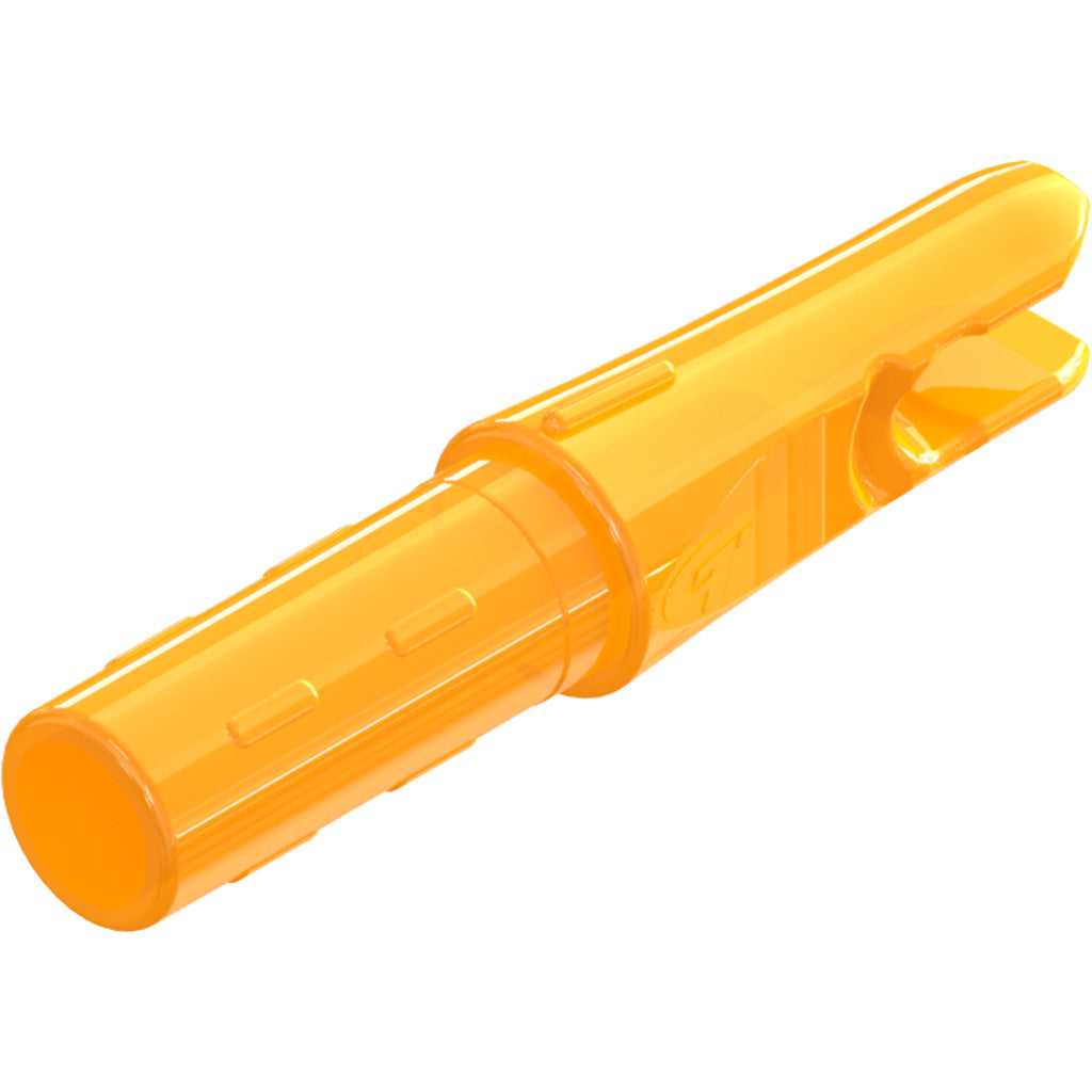 Gold Tip GT Series Nocks in Orange 12 pk. - Front View