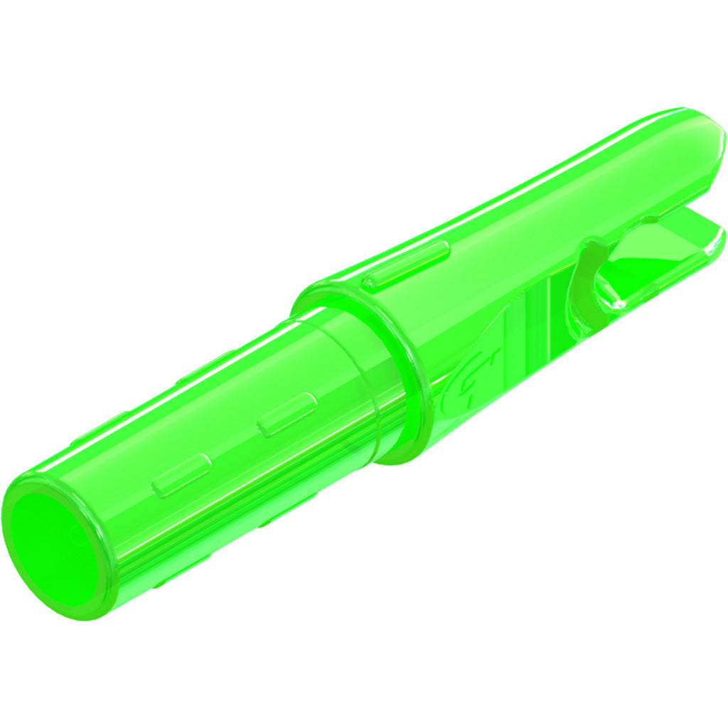 Gold Tip GT Series Nocks in Green 100 pk. - Front View