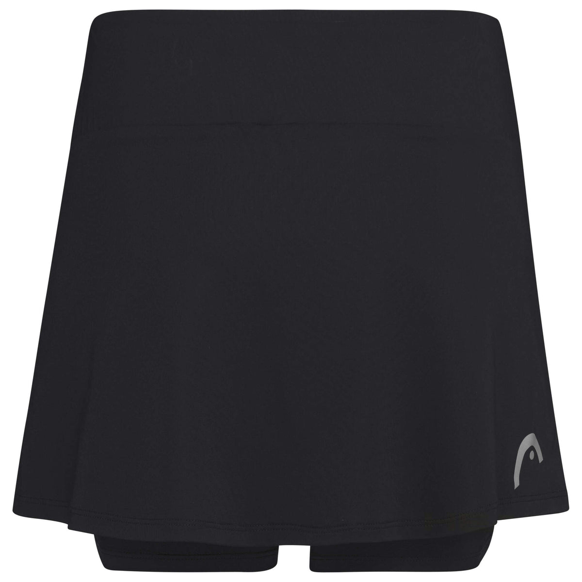 HEAD CLUB Basic Girls Tennis Skort in Black - back view
