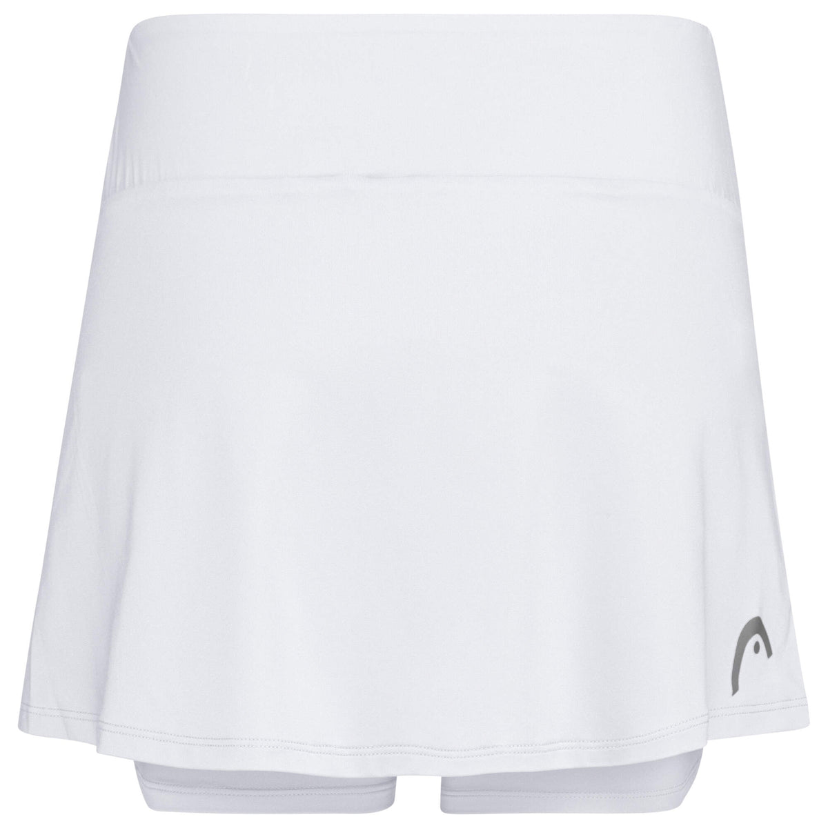 HEAD CLUB Basic Girls Tennis Skort in White - back view
