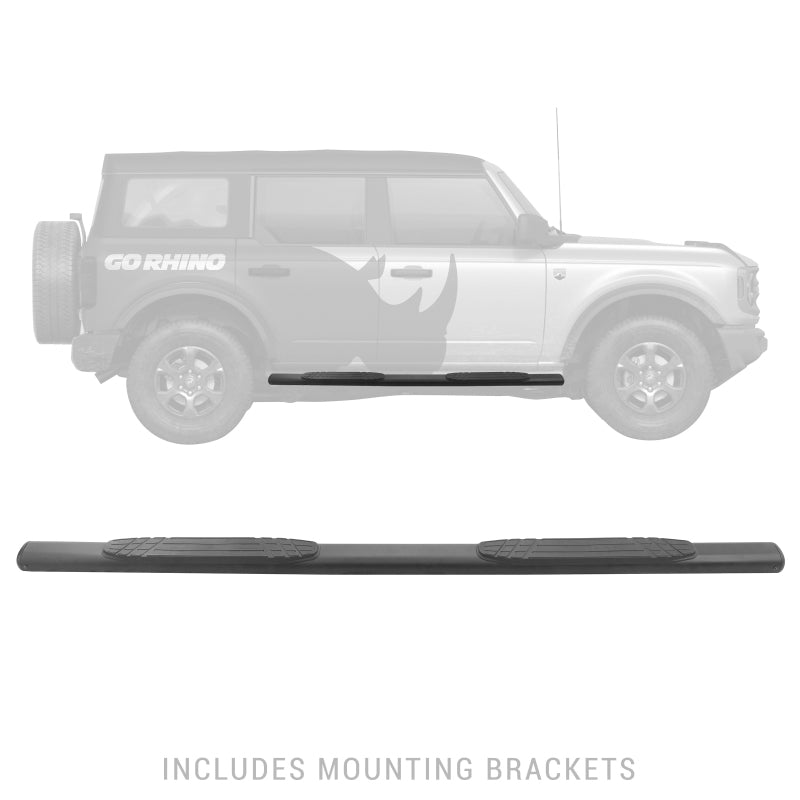 Go Rhino 18-20 Jeep Wrangler JLU 1000 Series Side Steps - Tex Blk - View 8