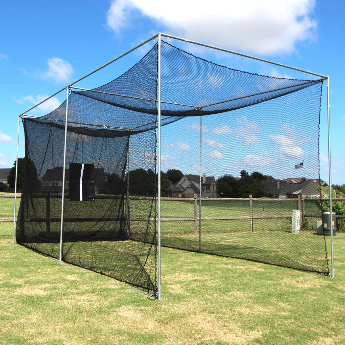 Cimarron 10x10x10 Masters Golf Net with Frame Kit - Alternate View 2