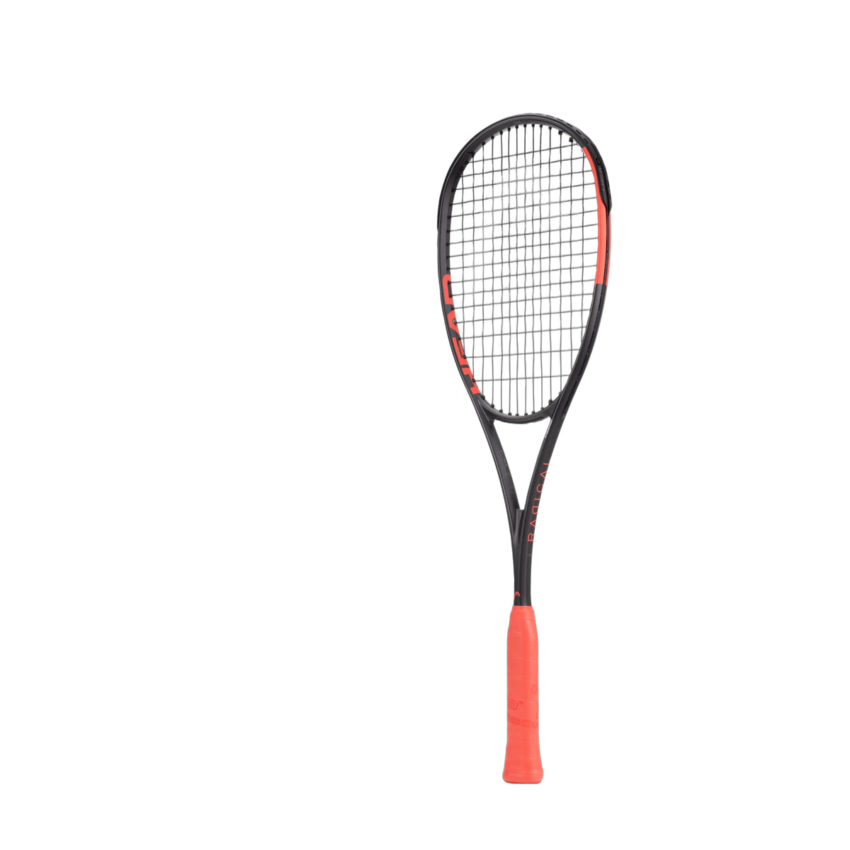 Head Radical 135 2026 Squash Racquet in Black/Orange - front view