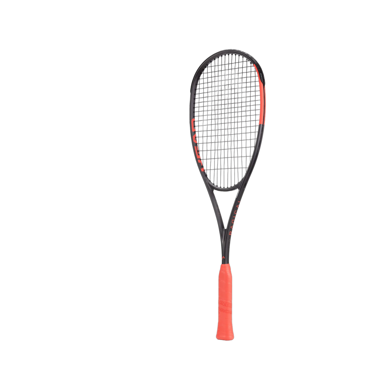 Head Radical 135 X 2026 Squash Racquet in Black/Orange - front view
