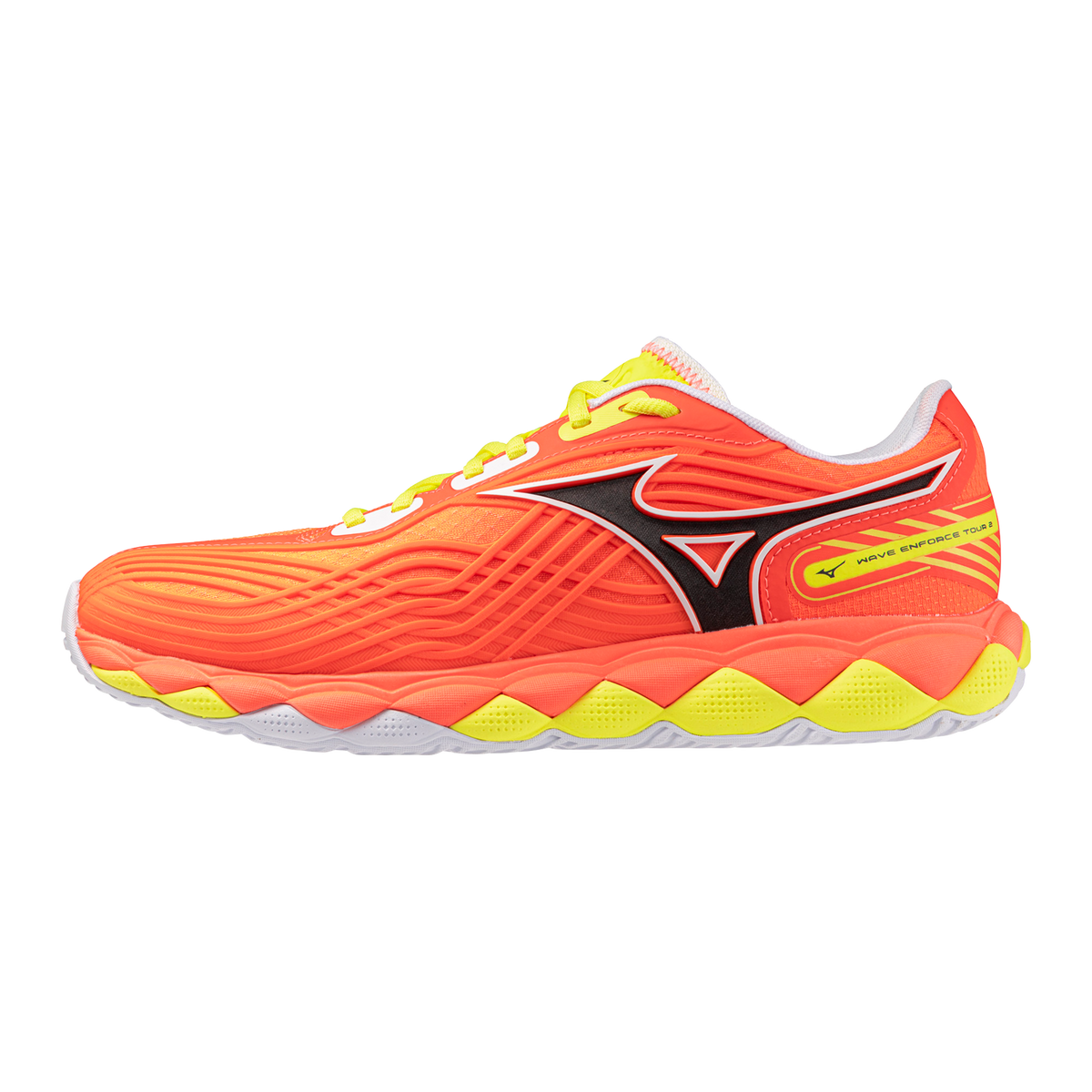 Mizuno Wave Enforce Tour 2 AC Men's Tennis Shoe in Lava Orange-White - product image