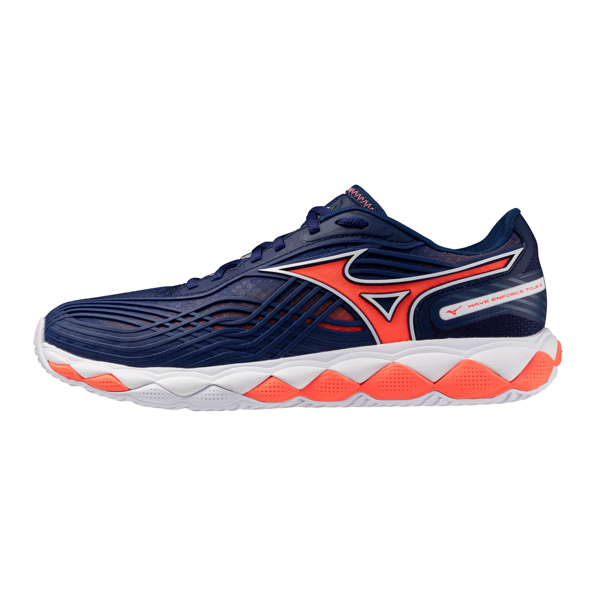 Mizuno Wave Enforce Tour 2 AC Men's Tennis Shoe in Beacon Blue-White - product image