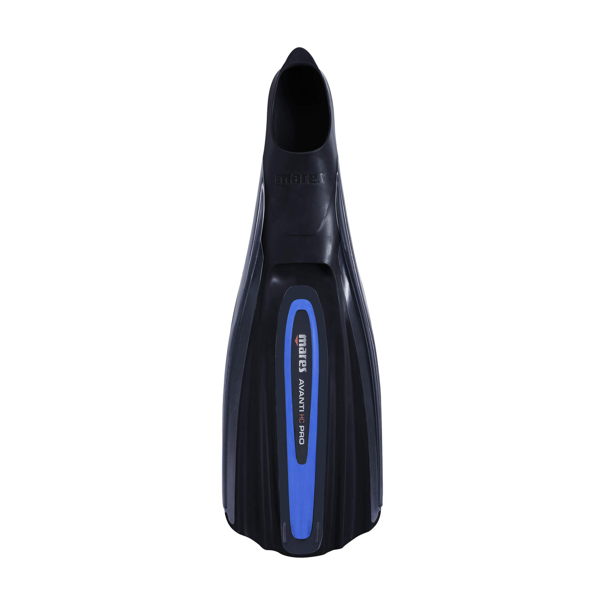 Mares Avanti HC Pro Full Foot Diving Fins in Black/Blue - top view