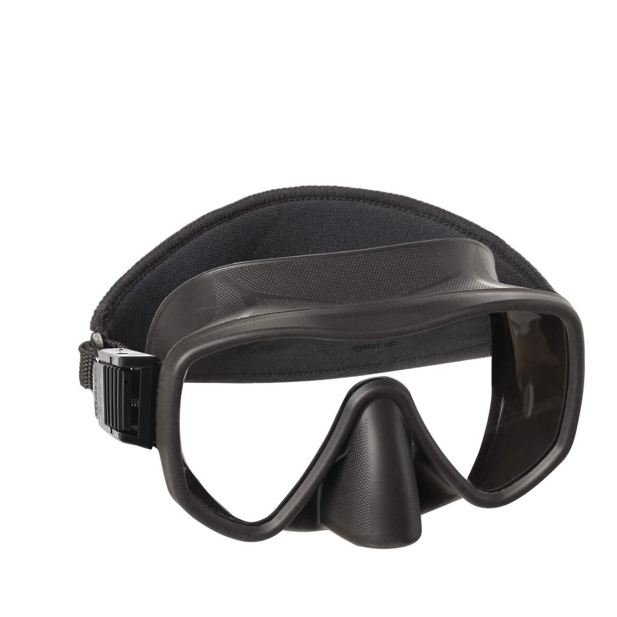 Mares Xrm-Stream Mask XR Line Diving Mask in Black/Black - front view