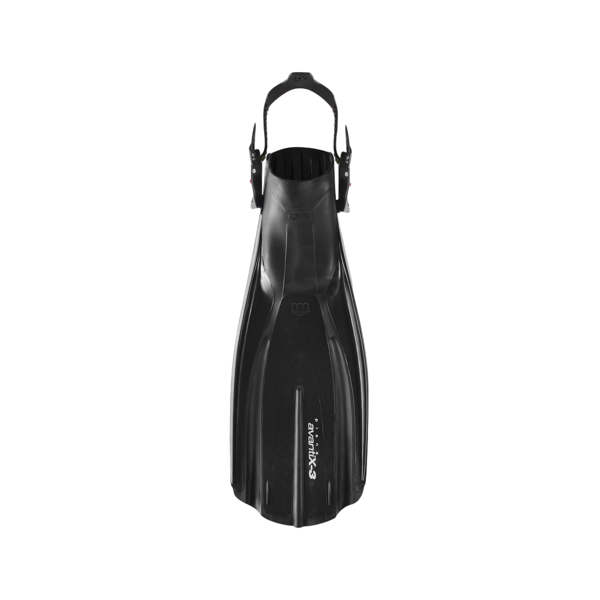 Mares Plana Avanti X3 Diving Fins in Black - front view