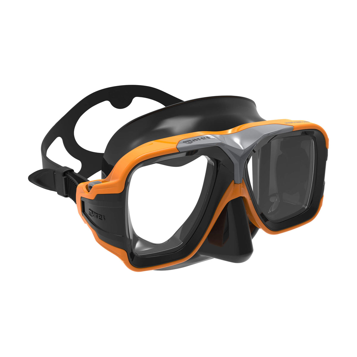 Mares Rover HD Diving Mask in Orange/Black - front view