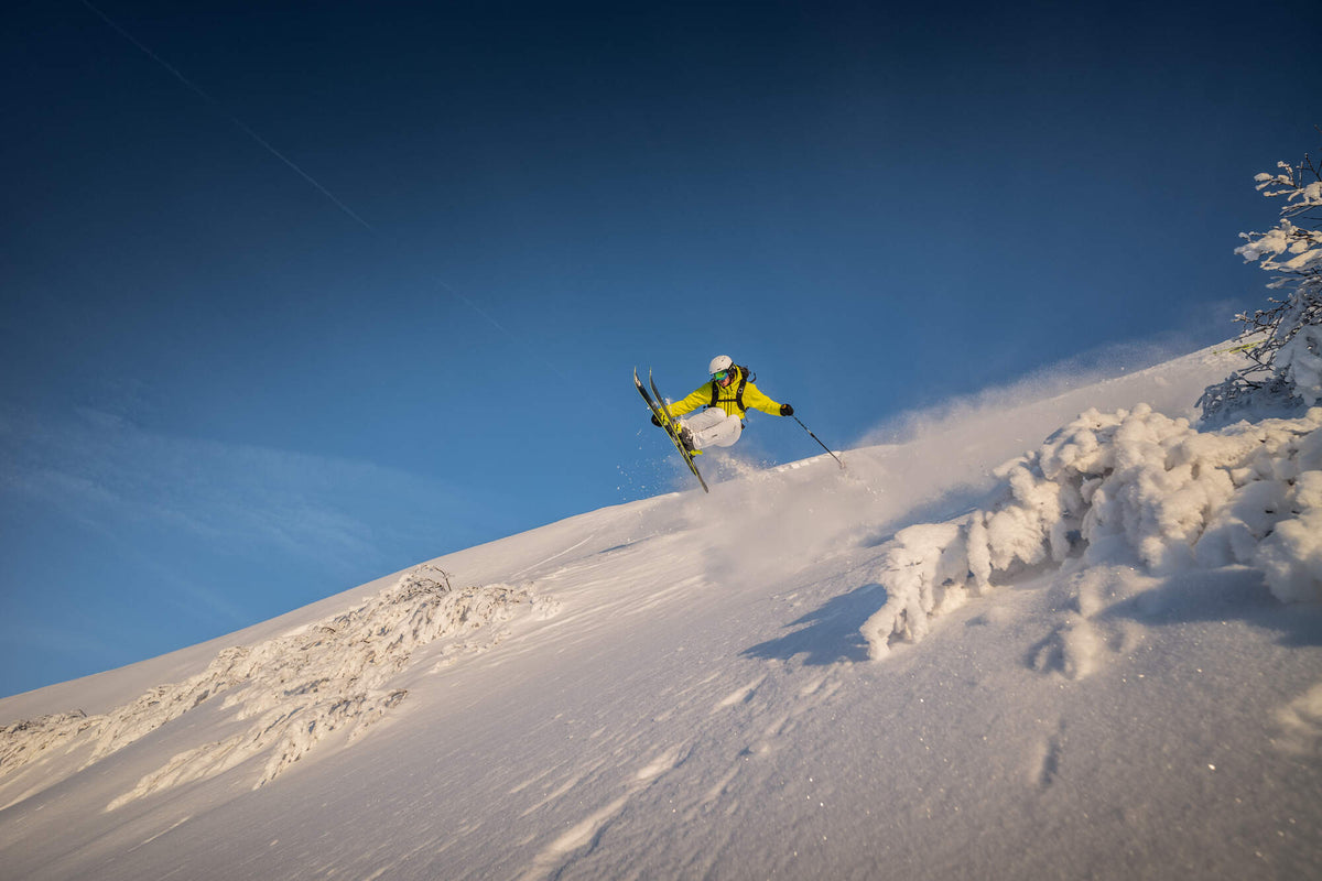 Tyrolia Attack 17 GW Ski Bindings, Flash Yellow, Without Brake in Flash Yellow - lifestyle