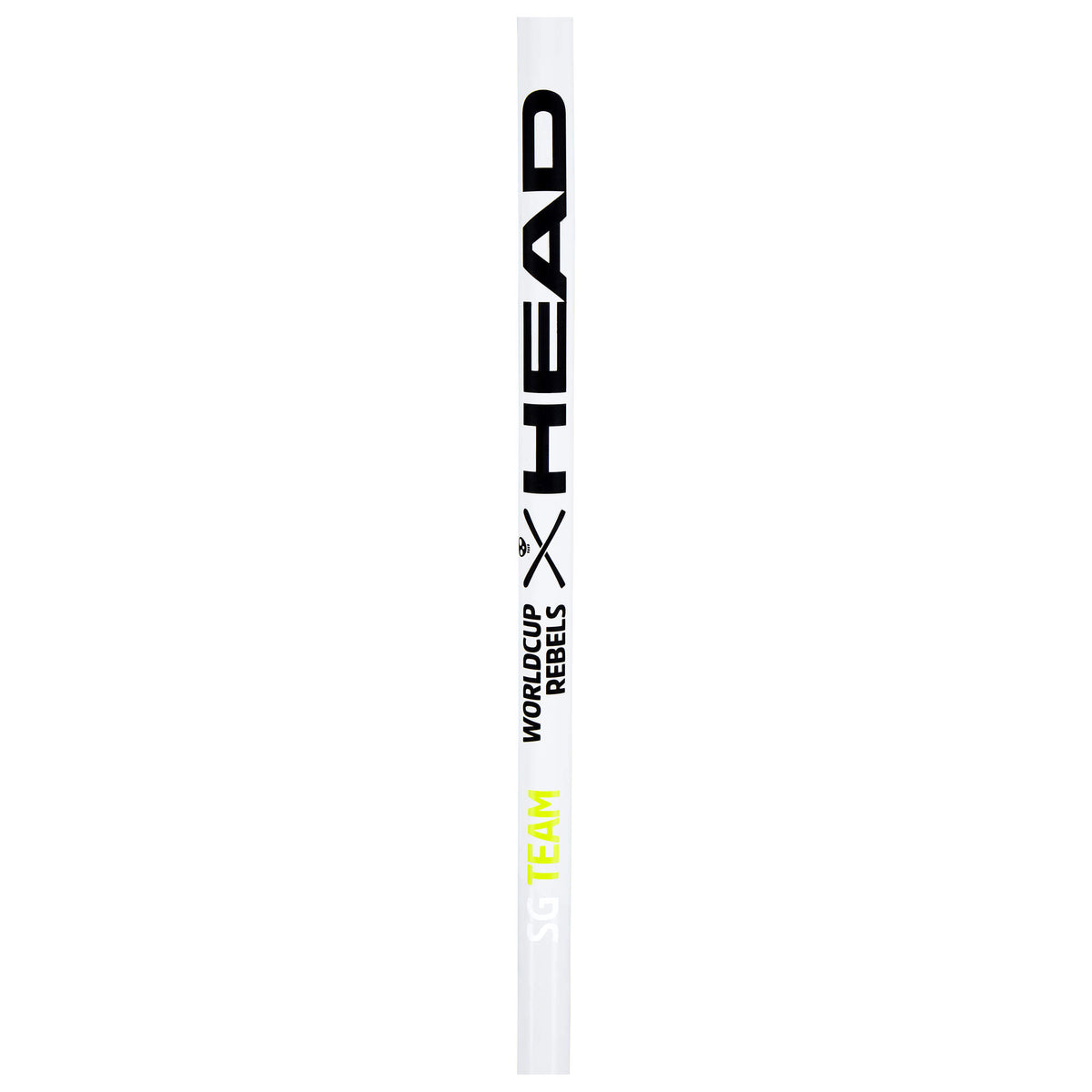 HEAD Worldcup SG Junior Race Ski Poles, White/Black, 105 cm in White - shaft detail