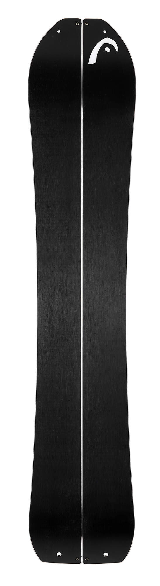 HEAD VOY Splitboard with Climbing Skins, 146 cm in Black - base view