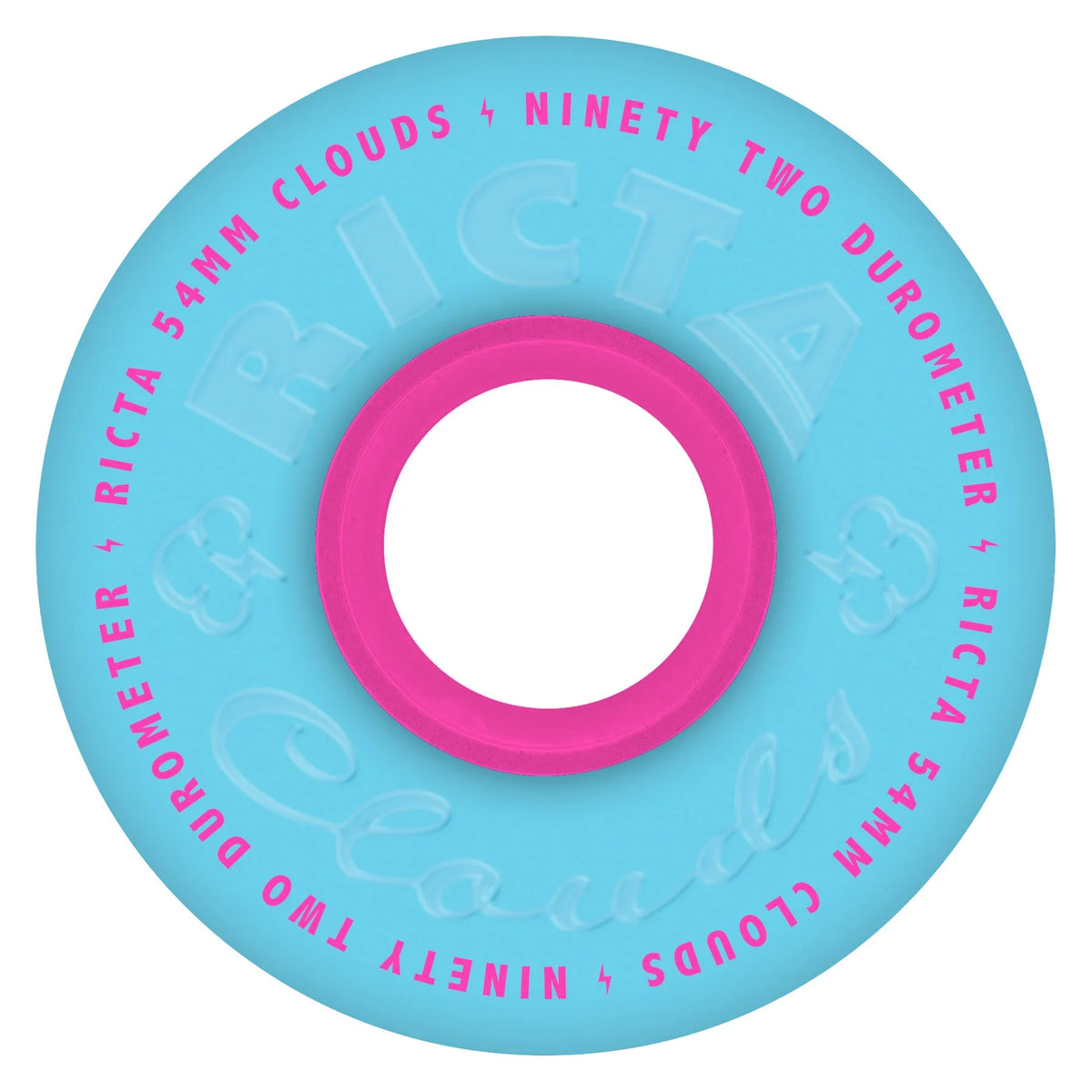 Ricta Clouds Wheels 54mm 92a - Blue/Pink (Set)