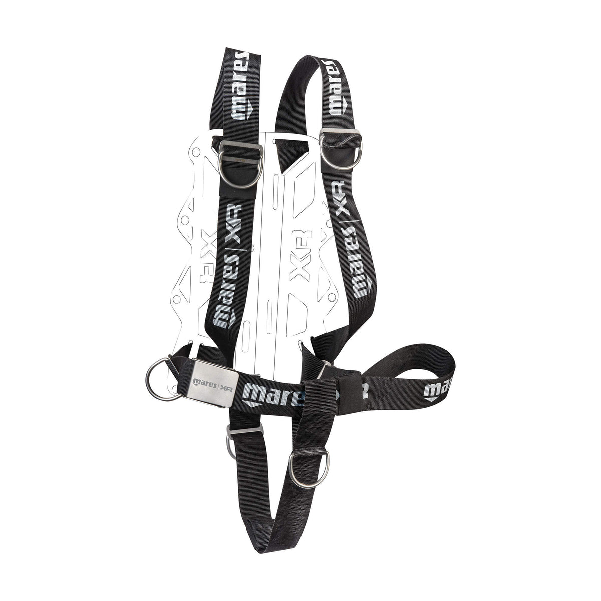 Mares XR Heavy Duty Backplate Harness - front view