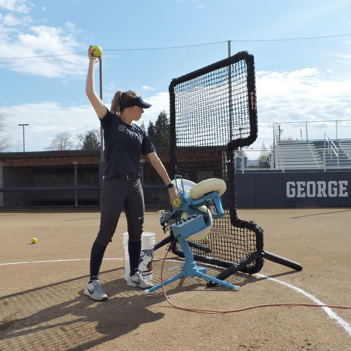 JUGS Protector Series C-Shaped Softball Screen - Alternate View 9