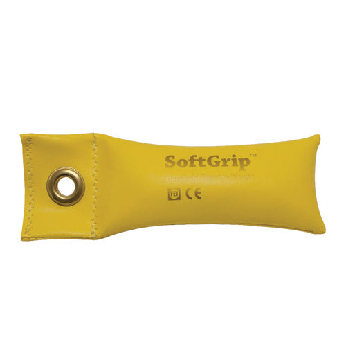 SoftGrip 1 lb Hand Weight - Yellow - Comfortable Grip for Exercise & Therapy