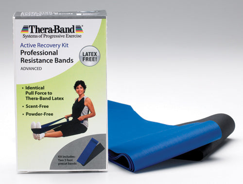 Thera-Band 5' Combo Pack - Heavy Resistance Latex-Free Exercise Band Set
