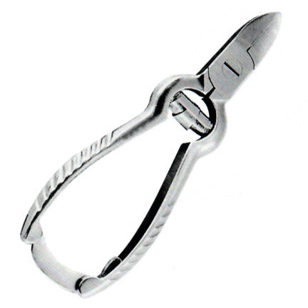 Professional Stainless Steel Toe Nail Clipper with Barrel Spring - 4.5 Inch