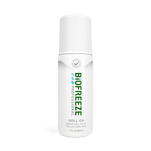 Biofreeze Roll-On Pain Reliever - 3 oz - Professional Strength, Natural Formula
