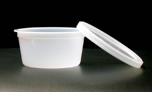 Therapy Putty Containers with Lids, 2 oz, 3 oz, 4 oz, 25 ct