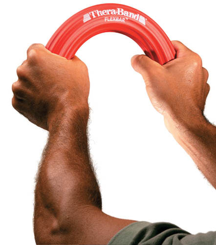 Flexbar Exercise Bar, Red, 10 lb Resistance