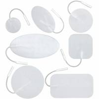 Electrotherapy Electrodes: 2x3.5" Rectangle, Choice Foam, Pigtail, Latex-Free, Pk/4