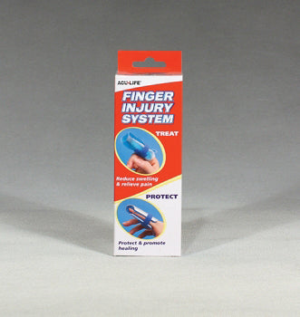 Finger Splint with Gel Pack for Pain Relief & Swelling Reduction - Orthopedic Support