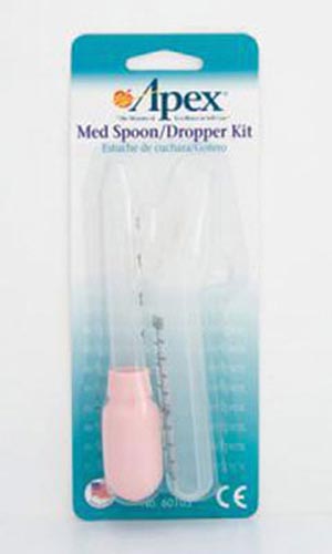 Medicine Spoon & Super Dropper Kit - 2 tsp/1 tsp Liquid Medication Dispenser
