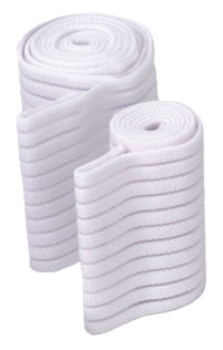 Latex-Free Elastic Wrap with Velcro Closure - 3" x 24", 2-Pack for Hot & Cold Therapy