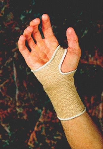 Sportaid Wrist Support Sleeve - Small 5.5-6.5 Inch - Knitted Elastic Compression Brace