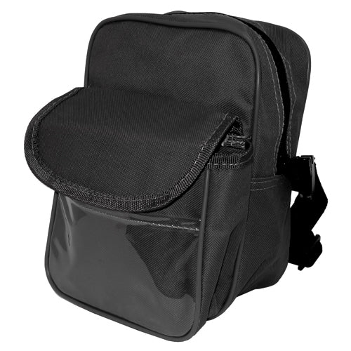 Nebulizer Carrying Case - Grey Nylon Bag with Shoulder Strap & Pocket