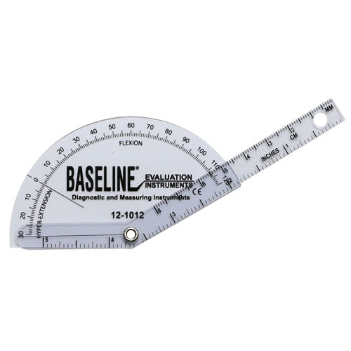 Baseline Plastic Finger Goniometer for Flexion & Hyperextension ROM Measurement