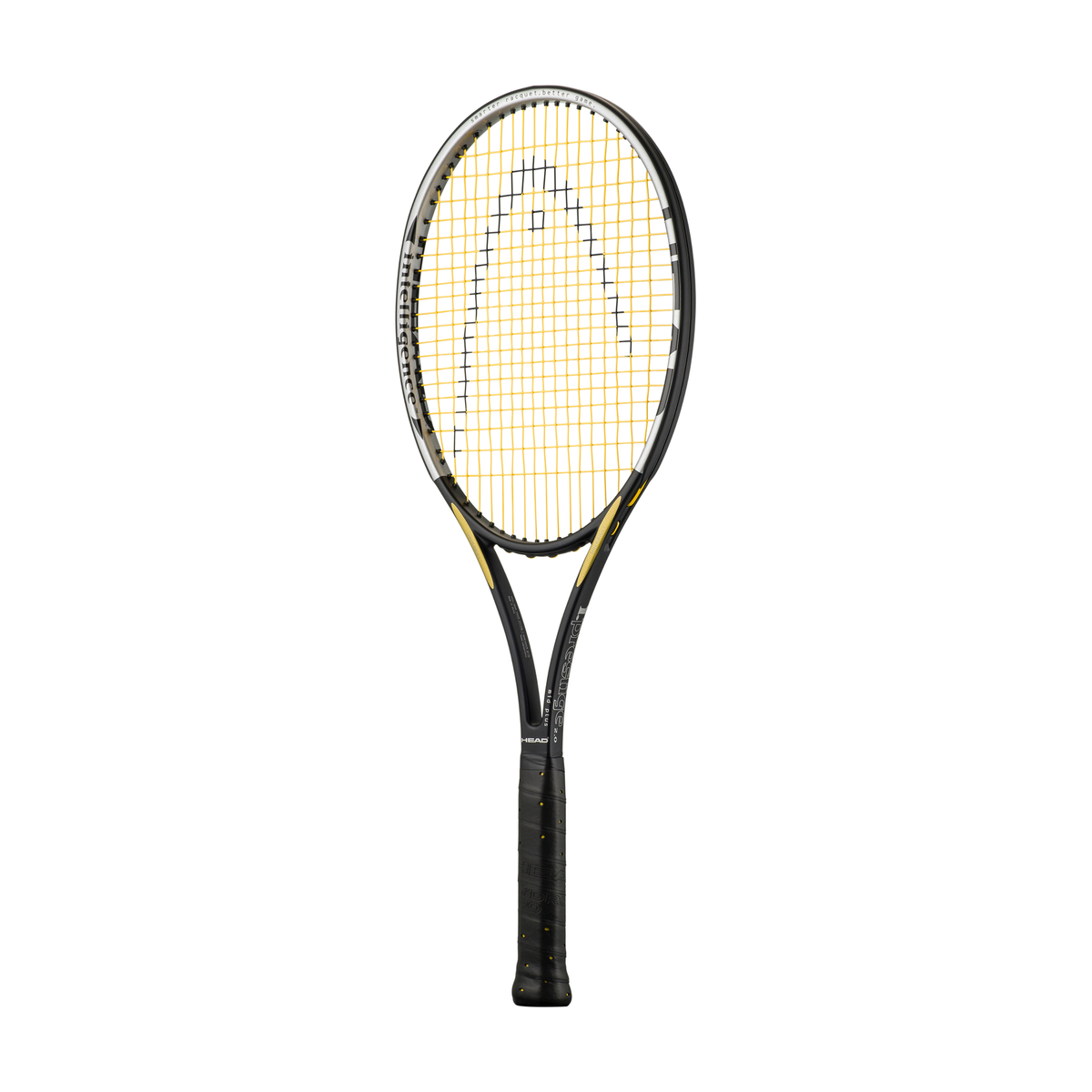 HEAD iPrestige MP 2.0 2026 Tennis Racquet in Black/Gold - front view