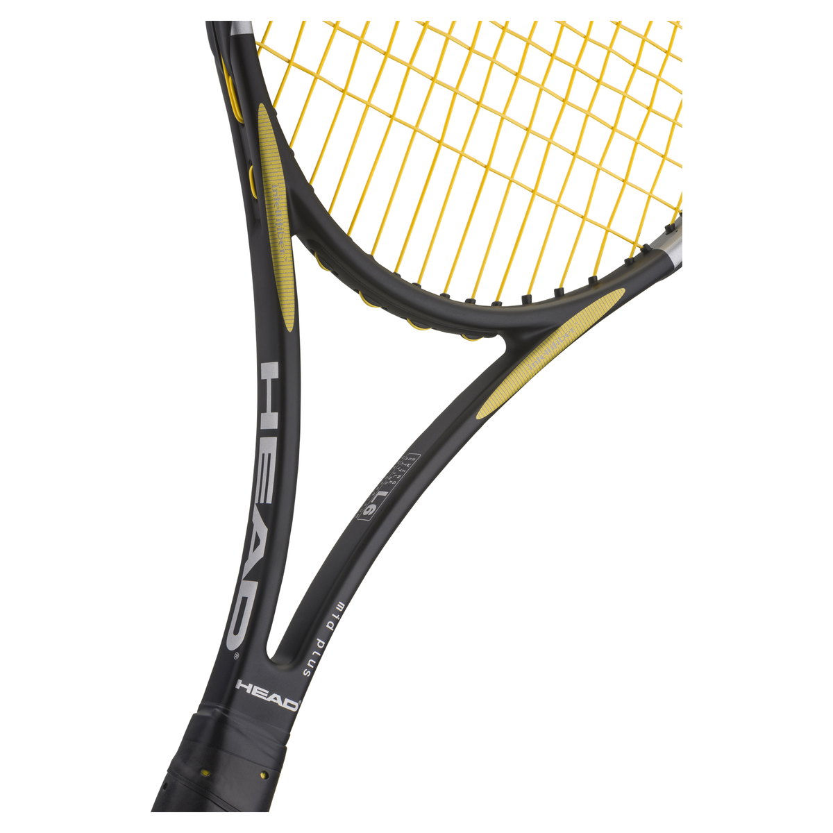 HEAD iPrestige MP 2.0 2026 Tennis Racquet in Black/Gold - frame detail
