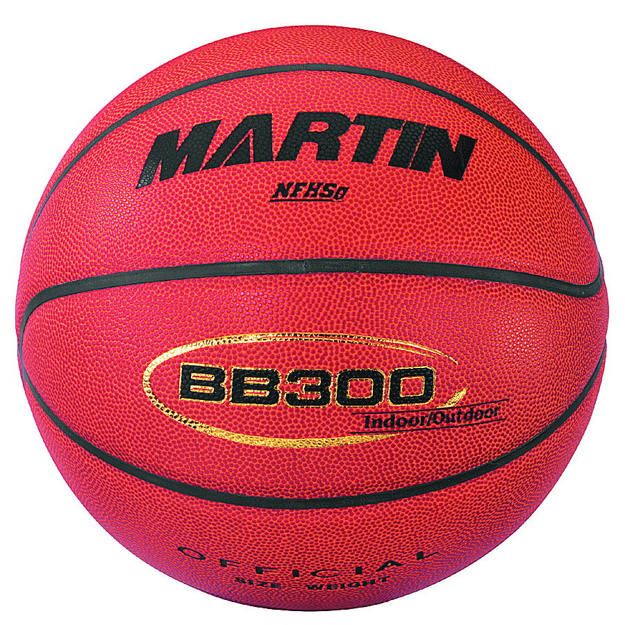 Martin Sports All Surface Synthetic Leather Basketball, Women's Size 6 - Front View