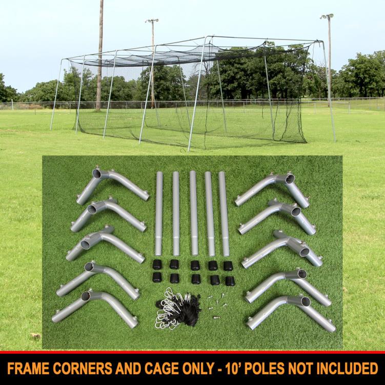 Cimarron 40x12x10 #24 Batting Cage & Frame Corners - Alternate View 8