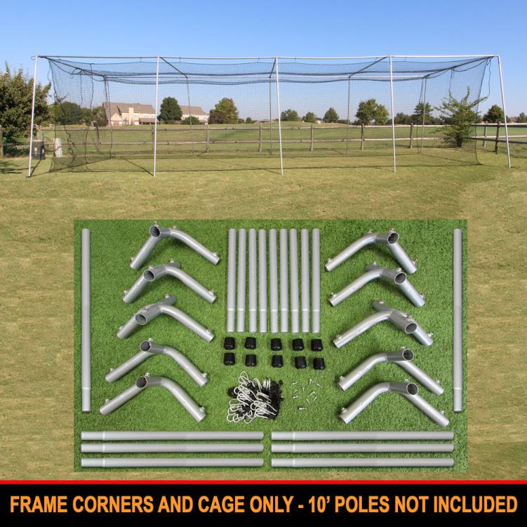 Cimarron 40x12x10 #24 Batting Cage & Frame Corners - Alternate View 7
