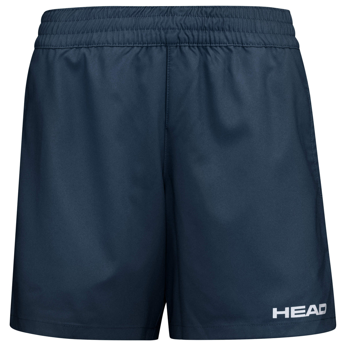 HEAD CLUB Womens Tennis Shorts in Navy - flat front view