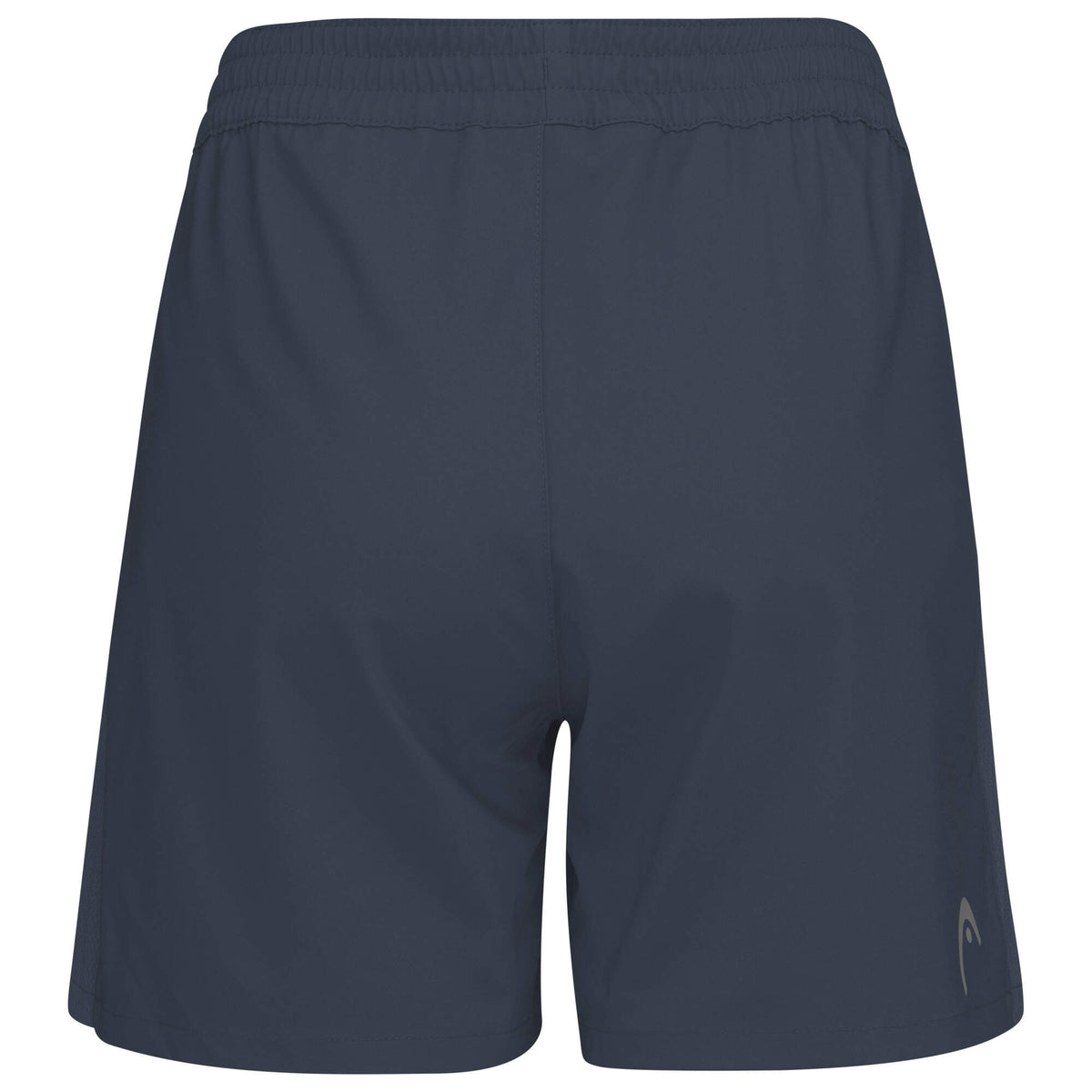 HEAD CLUB Womens Tennis Shorts in Navy - flat back view