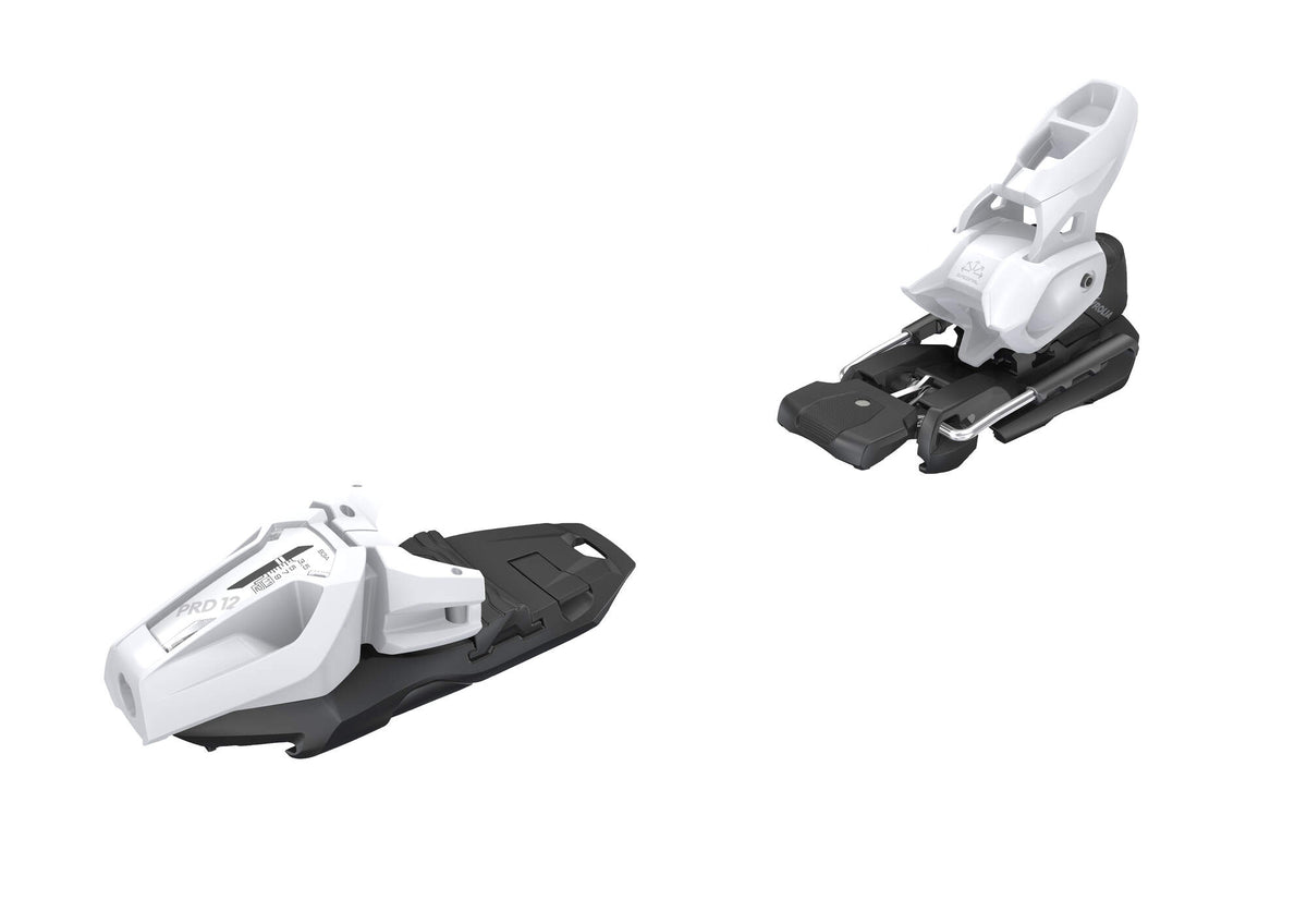 Tyrolia PRD 12 GW Ski Bindings, Matte White, 85 mm Brake in Matte White - side angle view
