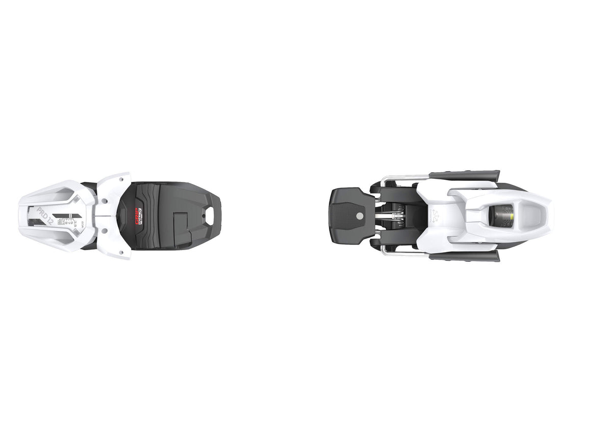 Tyrolia PRD 12 GW Ski Bindings, Matte White, 85 mm Brake in Matte White - top view